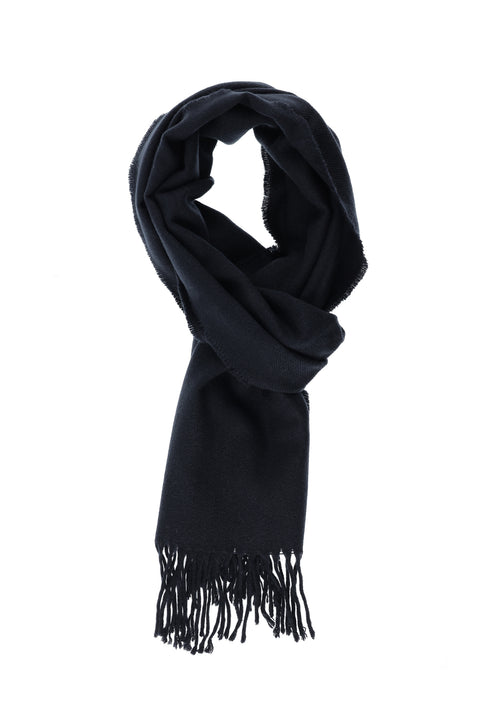 Koyu Lacivert Düz Atkı