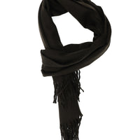 Koyu Kahve Düz Atkı