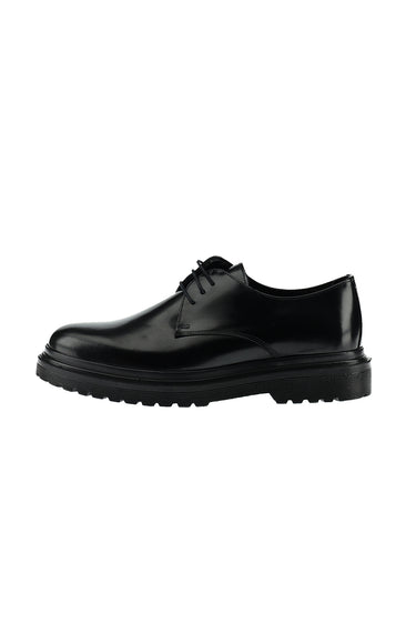 Siyah Sneaker Rugan Deri Ayakkabı