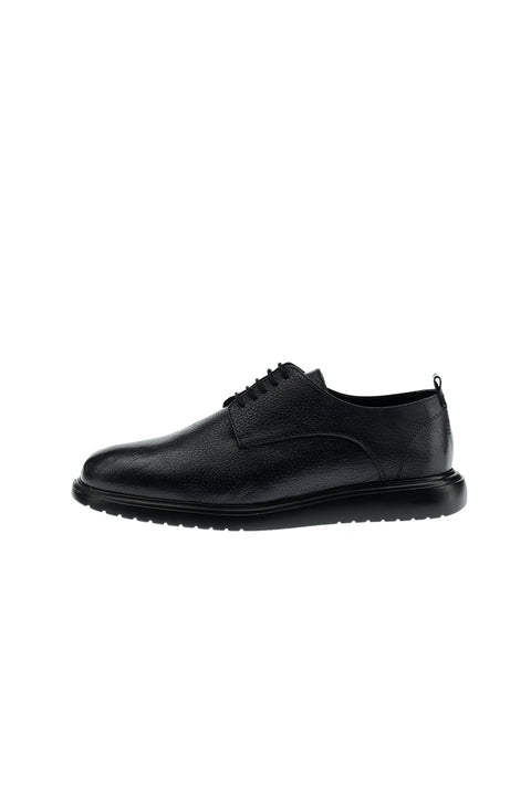Dark Navy Leather Shoes