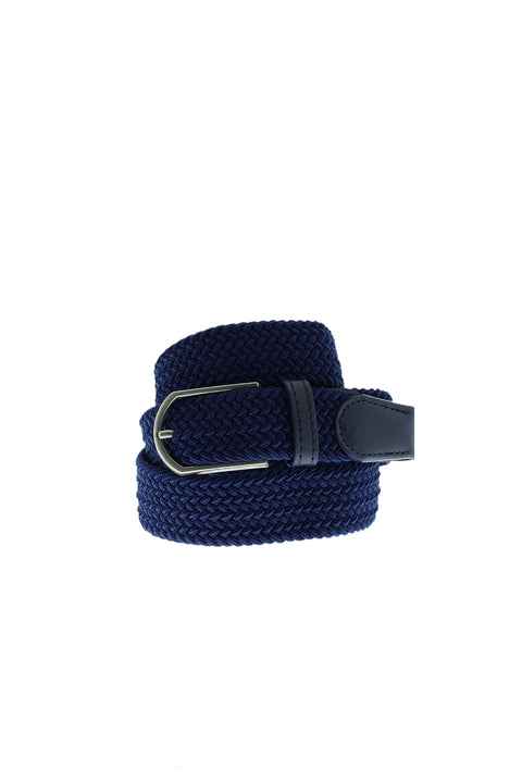 Orta Lacivert Örgü Spor Kemer