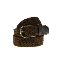 Orta Kahve Örgü Spor Kemer