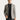 Açık Vizon Slim Fit Dar Kesim Yünlü Klasik Desenli Ceket