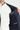 Orta Lacivert Slim Fit Dar Kesim Ekose Ceket