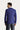 Orta Lacivert Super Slim Fit Ekstra Dar Kesim Klasik Desenli Ceket