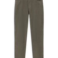 Orta Haki 7 Drop Slim Fit Dar Kesim Kanvas / Chino Pantolon