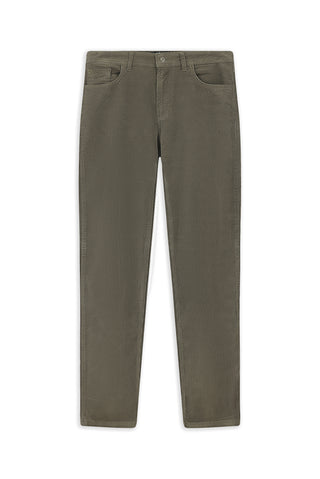  Orta Haki Slim Fit Dar Kesim Kanvas / Chino Pantolon