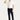 Koyu Lacivert Slim Fit Dar Kesim Beli Lastikli İpli Likralı Pantolon