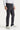 Koyu Füme Slim Fit Dar Kesim Likralı Kadife Pantolon