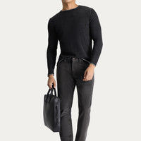 Orta Füme Slim Fit Dar Kesim Likralı Kadife Pantolon
