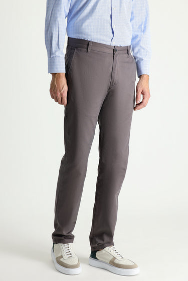Orta Vizon Regular Fit Pamuk Kanvas / Chino Pantolon