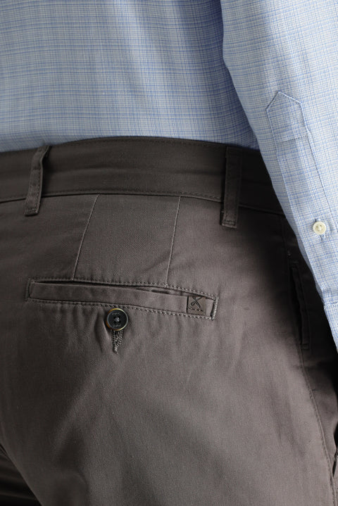 Orta Vizon Regular Fit Standart Kesim Pamuk Kanvas / Chino Pantolon