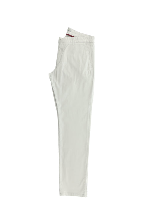 Açık Gri Regular Fit Standart Kesim Likralı Kanvas / Chino Pantolon