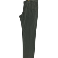 Koyu Yeşil Regular Fit Likralı Kanvas / Chino Pantolon