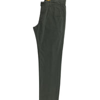 Dark Green Slim Fit Stretch Canvas / Chino Trousers