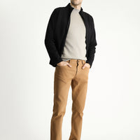Taba Slim Fit Dar Kesim Likralı Kanvas / Chino Pantolon
