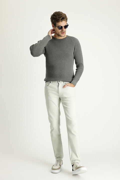 Taş 7 Drop Slim Fit Dar Kesim Likralı Kanvas / Chino Pantolon