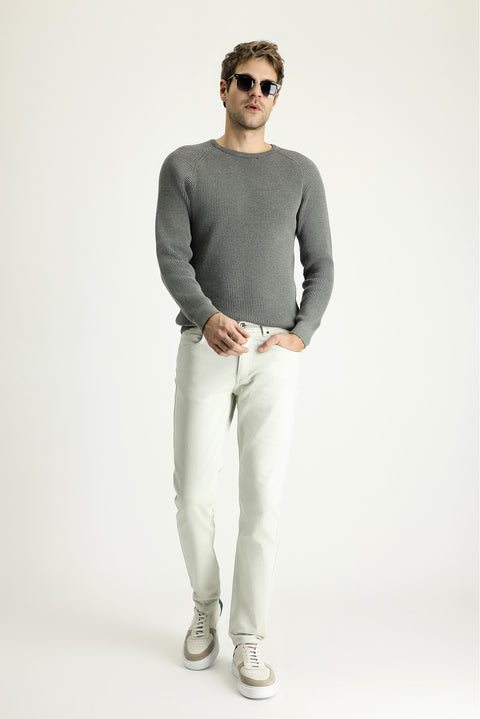 Taş 7 Drop Slim Fit Dar Kesim Likralı Kanvas / Chino Pantolon