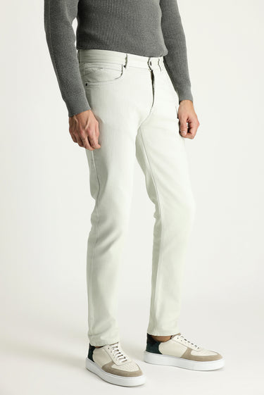 Taş Slim Fit Dar Kesim Likralı Kanvas / Chino Pantolon