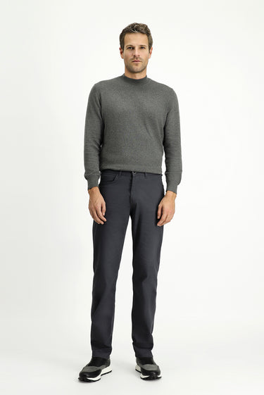  Orta Füme Regular Fit Likralı Kanvas / Chino Pantolon