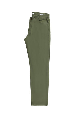  Orta Haki 4 Drop Relaxed Fit Rahat Kesim Likralı Kanvas / Chino Pantolon