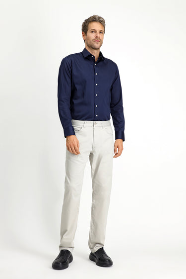 Taş Regular Fit Likralı Kanvas / Chino Pantolon