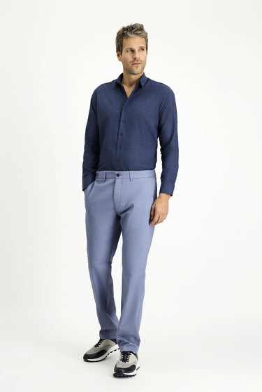  Havacı Mavi Regular Fit Likralı Kanvas / Chino Pantolon