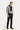 Siyah Slim Fit Dar Kesim Likralı Saten Kanvas / Chino Pantolon