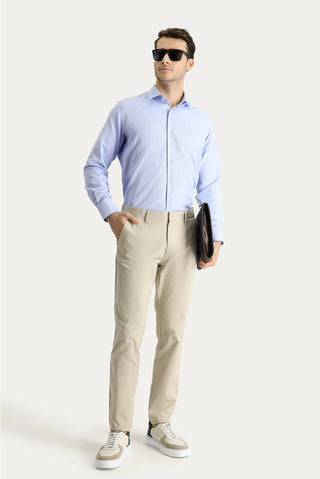  Kum 6 Drop Regular Fit Standart Kesim Likralı Saten Kanvas / Chino Pantolon