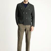 Koyu Vizon 7 Drop Slim Fit Dar Kesim Likralı Saten Kanvas / Chino Pantolon