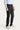 Siyah Regular Fit Desenli Likralı Kanvas / Chino Pantolon