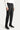  Koyu Antrasit Slim Fit Dar Kesim Beli Lastikli İpli Likralı Örme Kanvas / Chino Pantolon