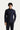 Koyu Lacivert Techno-Line Uzun Kol Slim Fit Dar Kesim Gömlek