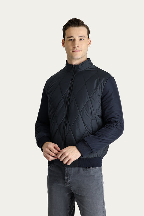 Medium Anthracite Quilted Sport Jacket