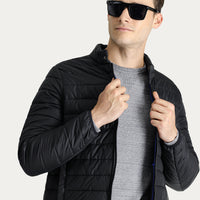 Siyah Kapitone Spor Mont