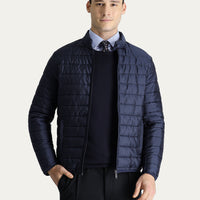 Koyu Lacivert Kapitone Spor Mont