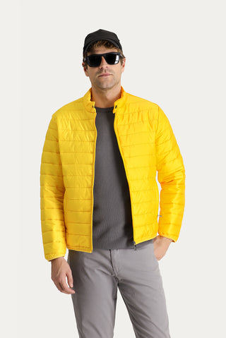  Sarı Kapitone Spor Mont