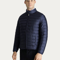 Koyu Lacivert Kapitone Spor Mont