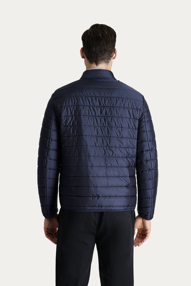 Koyu Lacivert Kapitone Spor Mont