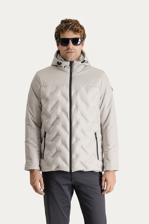 Taş Kapüşonlu Şişme Spor Mont