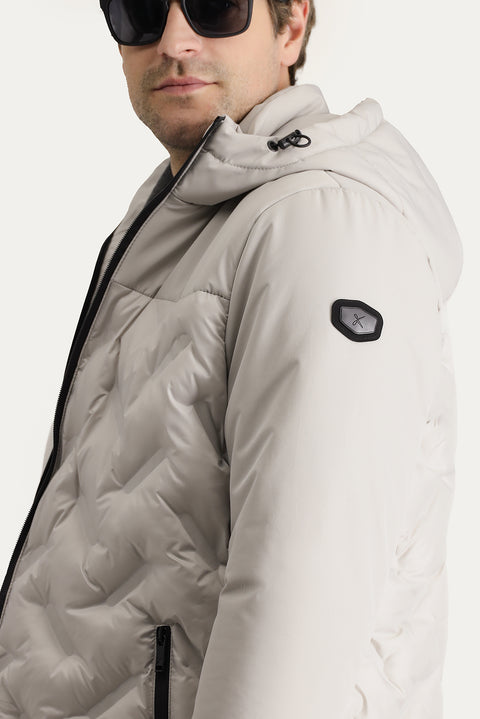 Taş Kapüşonlu Şişme Spor Mont