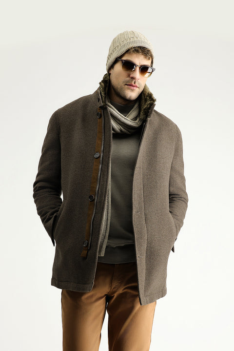 Medium Brown Wool Coat