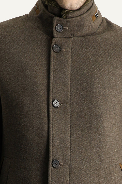 Medium Brown Wool Coat