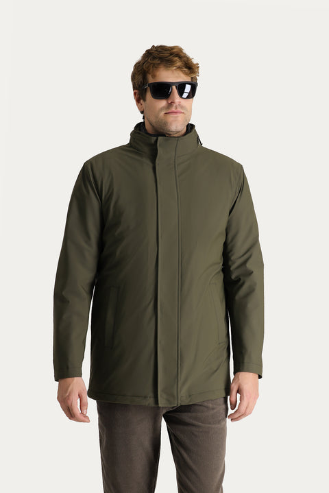 Orta Haki Kapüşonlu Çıkma Mostra Spor Kaban