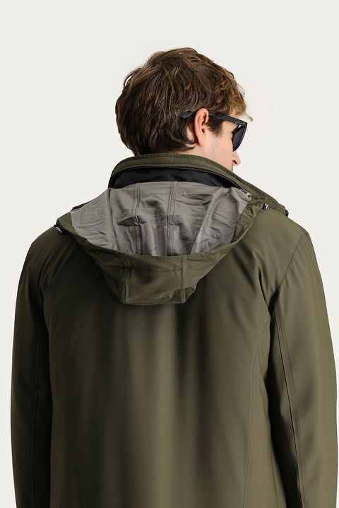 Orta Haki Kapüşonlu Çıkma Mostra Spor Kaban