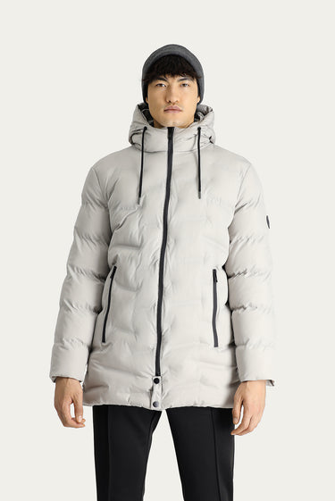 Taş Kapüşonlu Spor Şişme Kaban