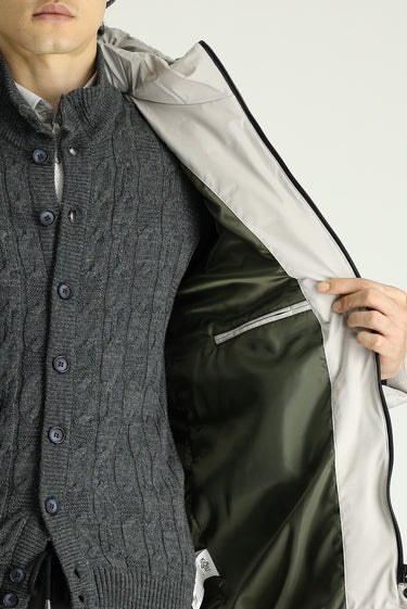 Taş Kapüşonlu Spor Şişme Kaban