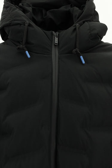  Siyah Büyük Beden Kapüşonlu Spor Kaban