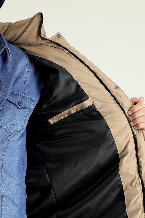 Orta Vizon Kapüşonlu Şişme Spor Kaban