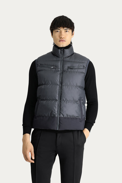 Orta Antrasit Spor Şişme Yelek